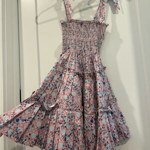 Hill House Pink Basketweave Ribbon Charlotte Mini Nap Dress XXS